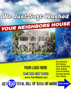 Pressure Washing Flyers UppedOne.com