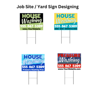 Pressure Washing Yard Signs Cheap